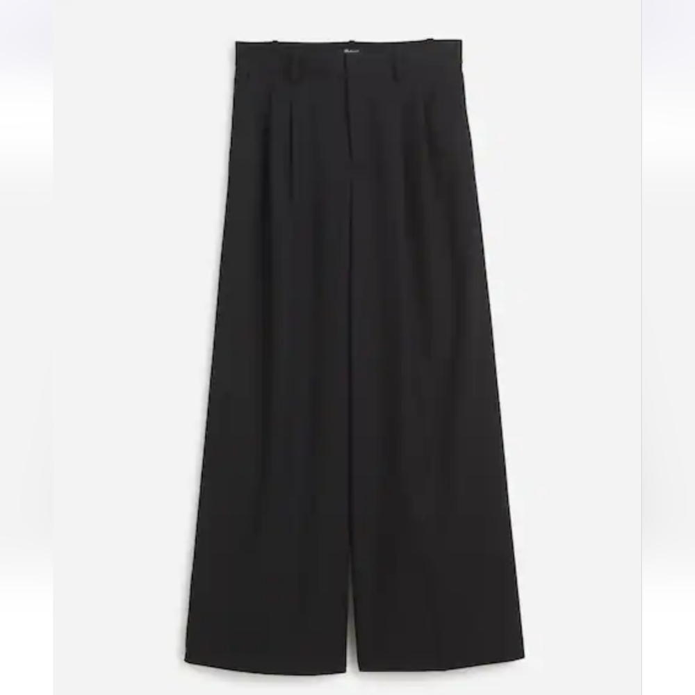 Madewell The Harlow Superwide-Leg Trouser in Brushed Twill - Picture 4 of 6